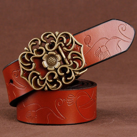 DINISITON women genuine leather belt